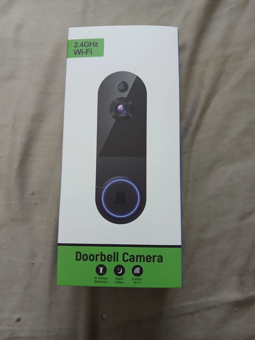 Doorbell Camera with 2.4GHz Wi-Fi