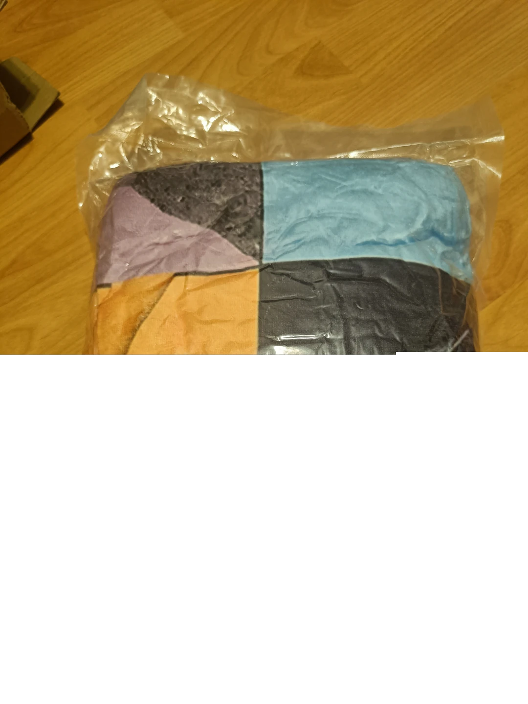 Geometric Print Fleece Blanket