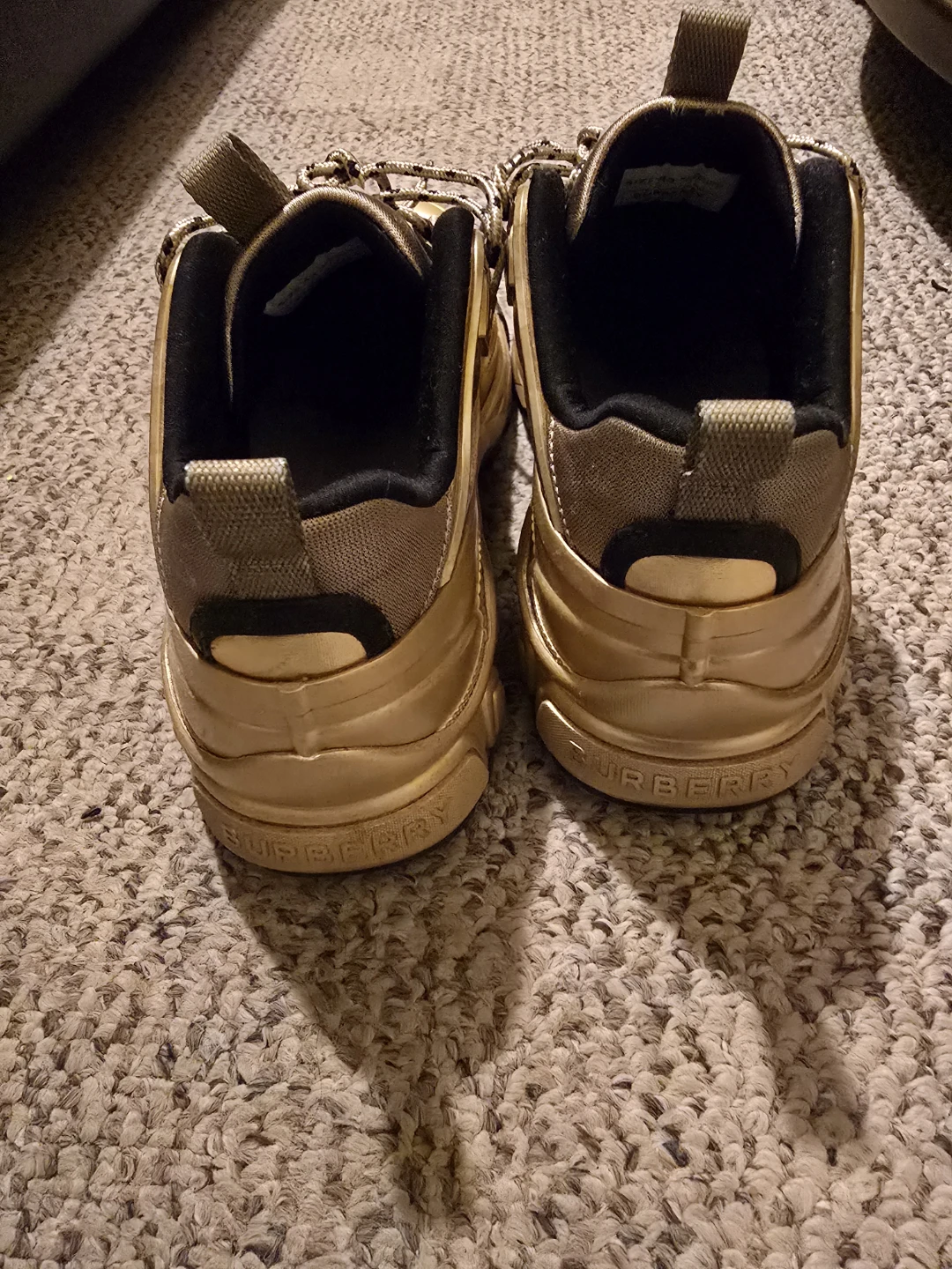 Men Gold  Burberry Arthur Sneaker - photo 2
