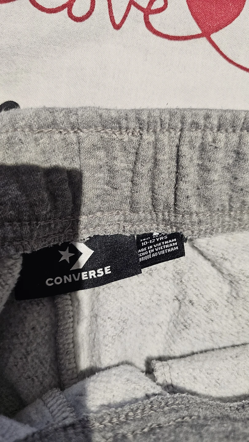 Converse Grey Sweatpants Kids Size 10-12 yrs - photo 2