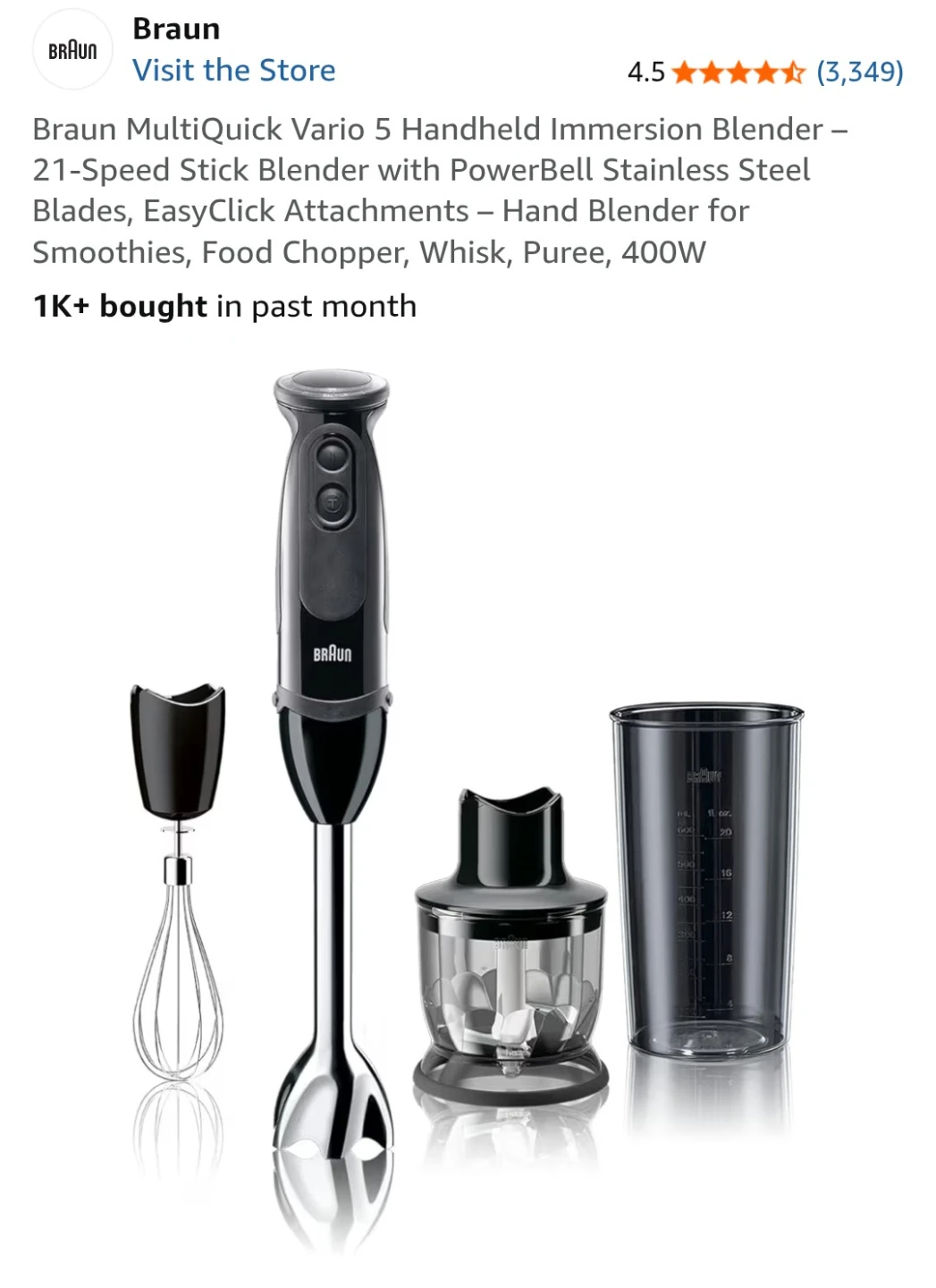 *PRICE DROP* Multipurpose handheld immersion blender - photo 3