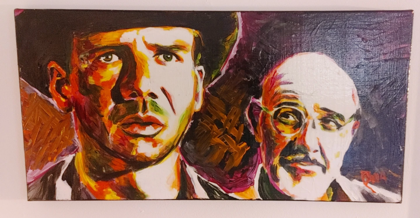 Indiana Jones Acrylic Painting