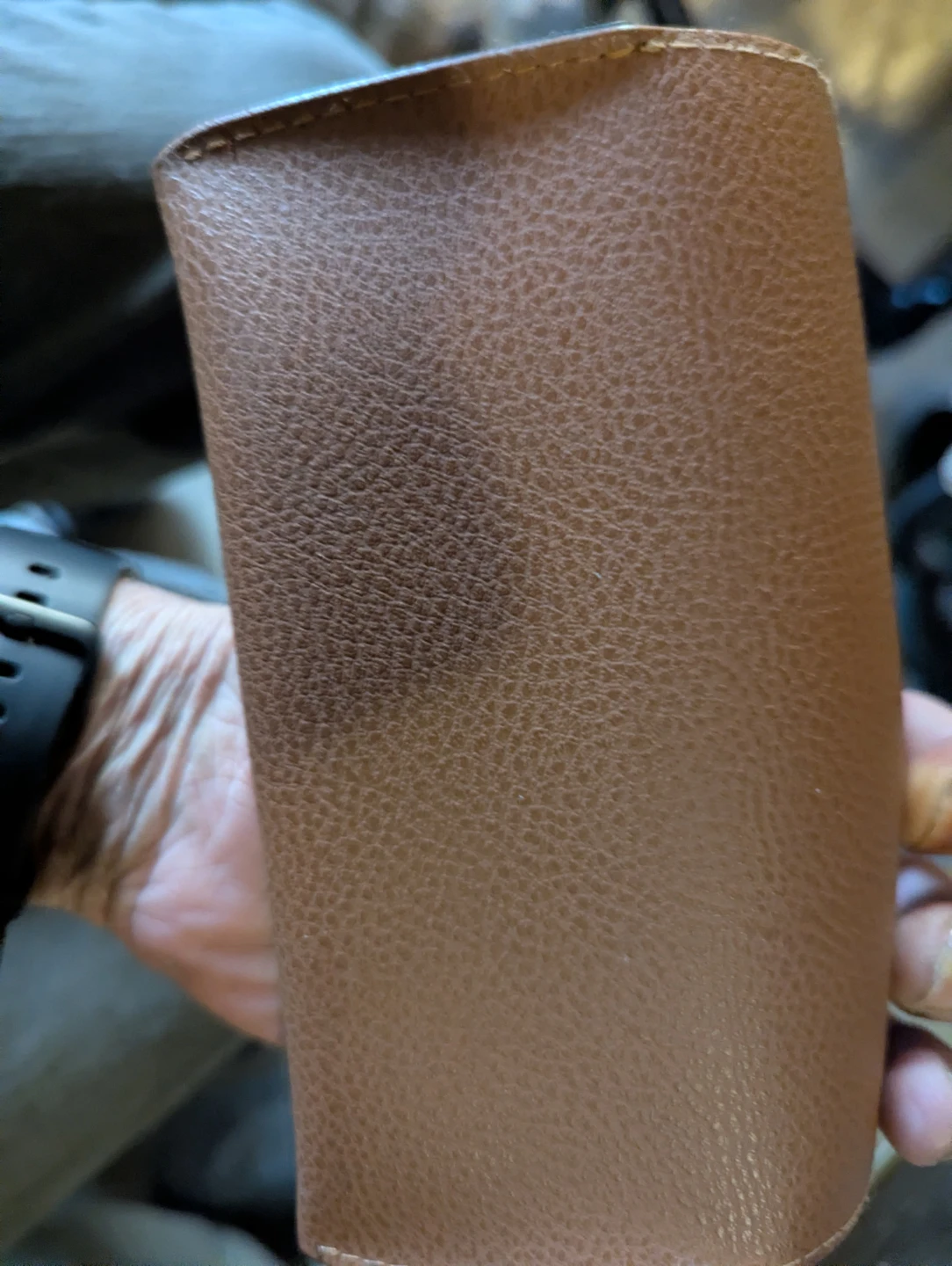 Ray-Ban Brown Leather Glasses Case - photo 3