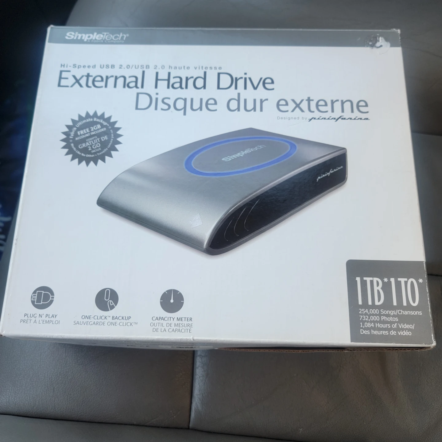 SimpleTech 1TB External Hard Drive