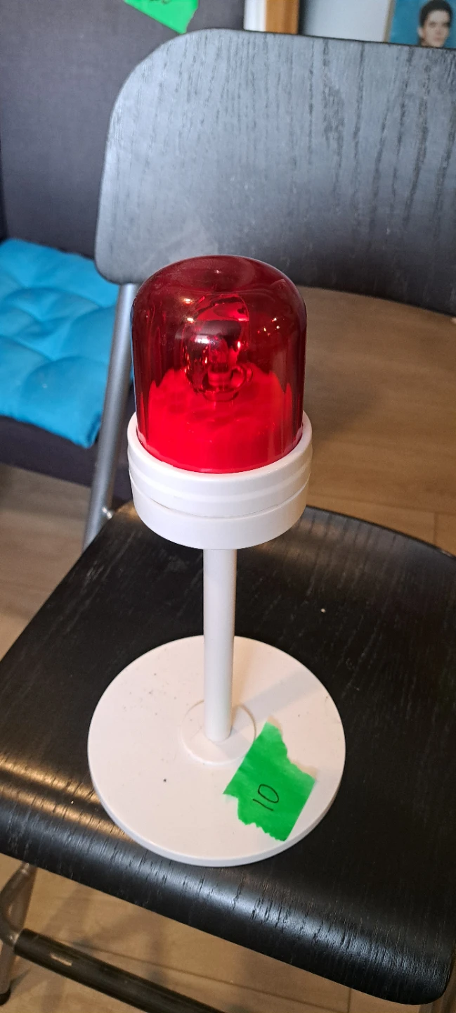 Red Rotating Beacon Light