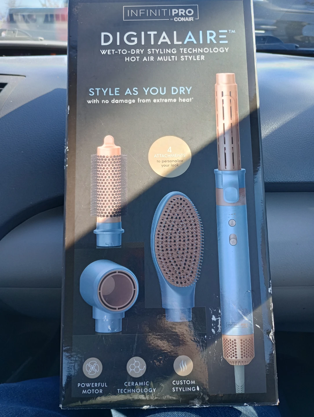 Conair Infiniti Pro DigitalAire Wet-to-Dry Hot Air Multi Styler - photo 2