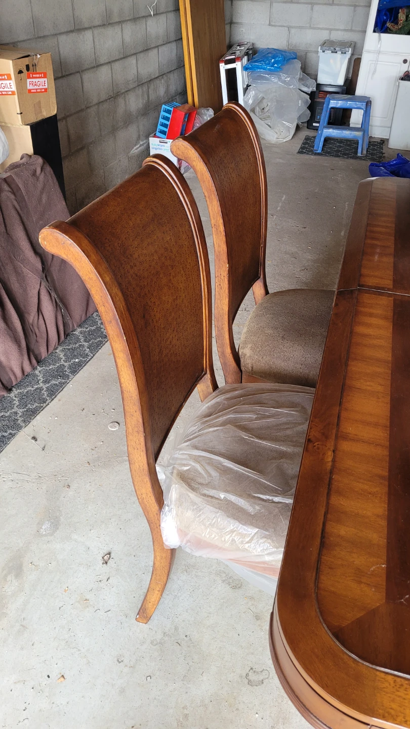Wooden Dining Table Set with 6 Chairs - photo 3