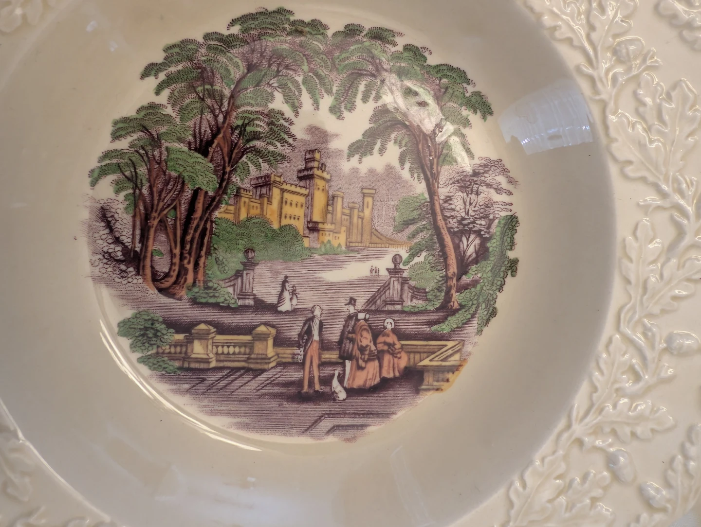 Mason's "Oak Vista" Patent Ironstone China Plate - photo 2