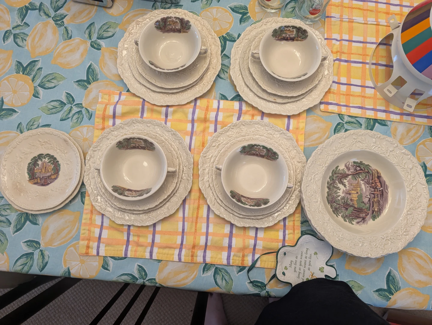 Mason's "Oak Vista" Patent Ironstone China Plate - photo 3