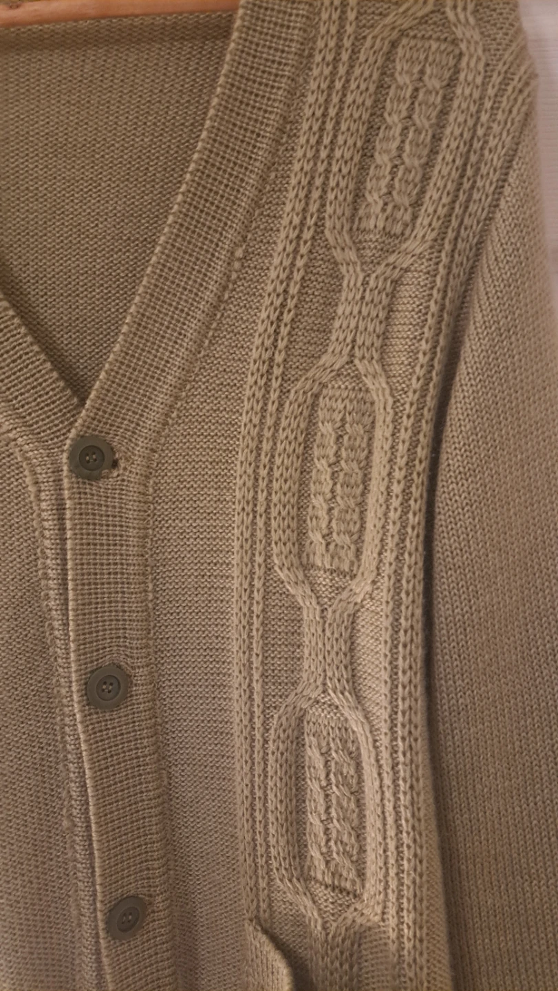 Cable Knit Cardigan Sweater - photo 2