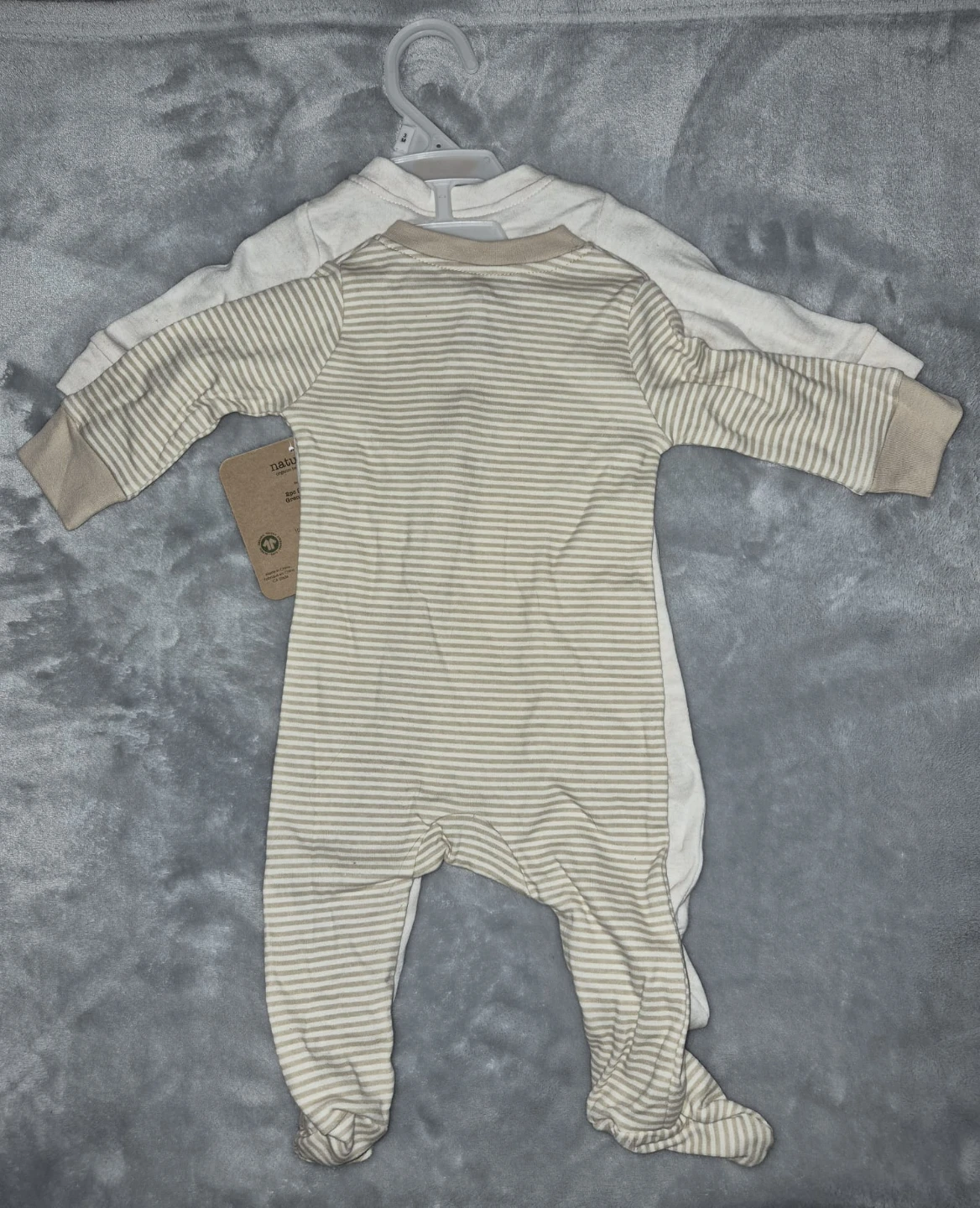 Naturalle organic baby sleepsuit 2-pack 3M giraffe 🌱 - photo 2