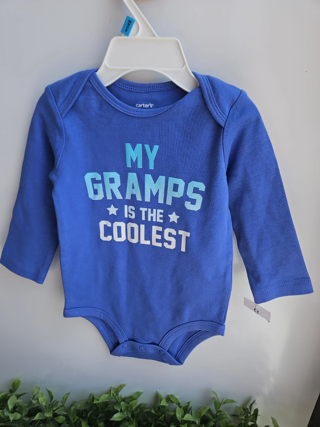 Carter's Baby Boy "My Gramps Is The Coolest" Bodysuit - Size 9m