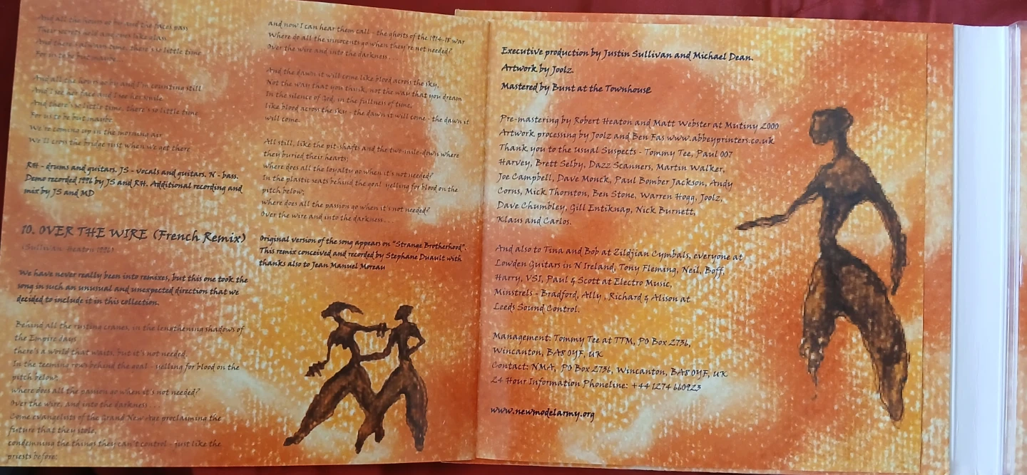 New Model Army - Lost Songs CDs - photo 4
