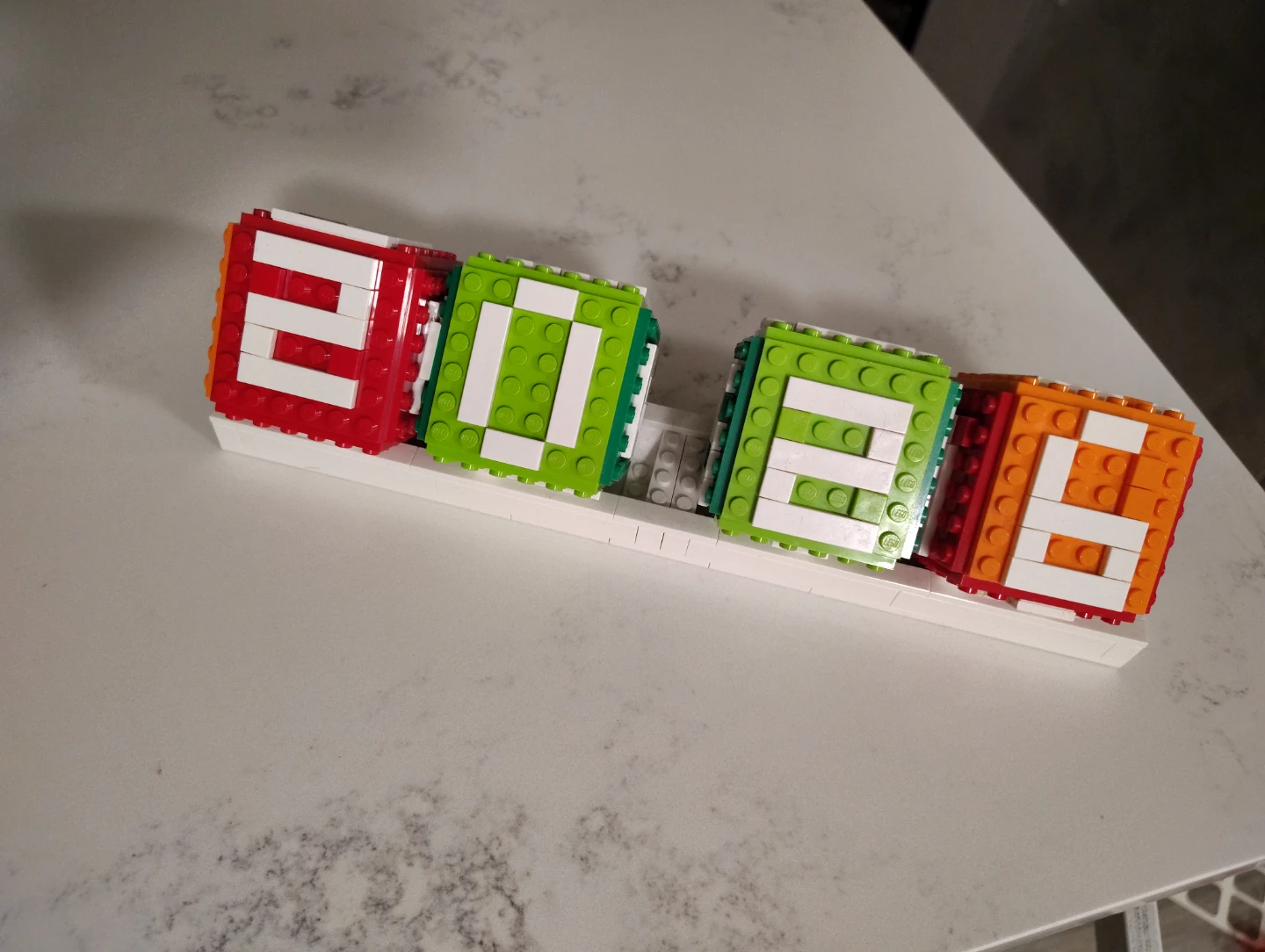 LEGO Year Blocks