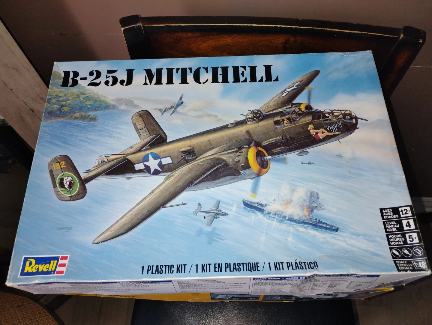 Revell B-25J Mitchell Plastic Model Kit 1:48