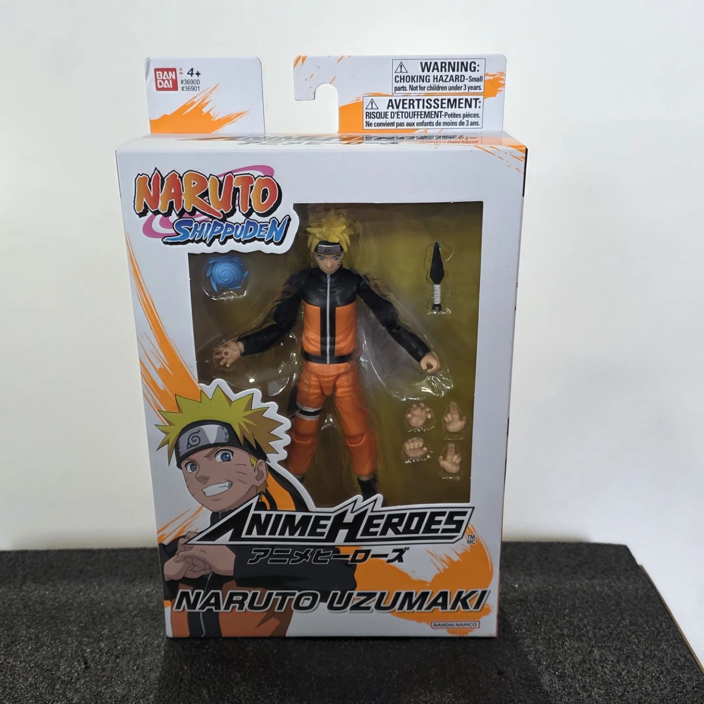 Bandai Naruto Shippuden Anime Heroes Naruto Uzumaki Figure