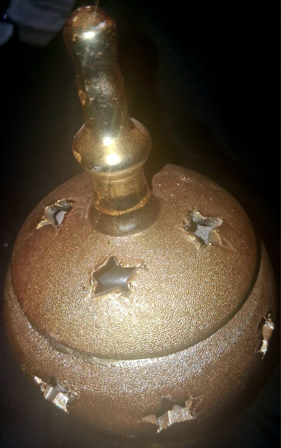 Gold Lantern Incense Holder - photo 2