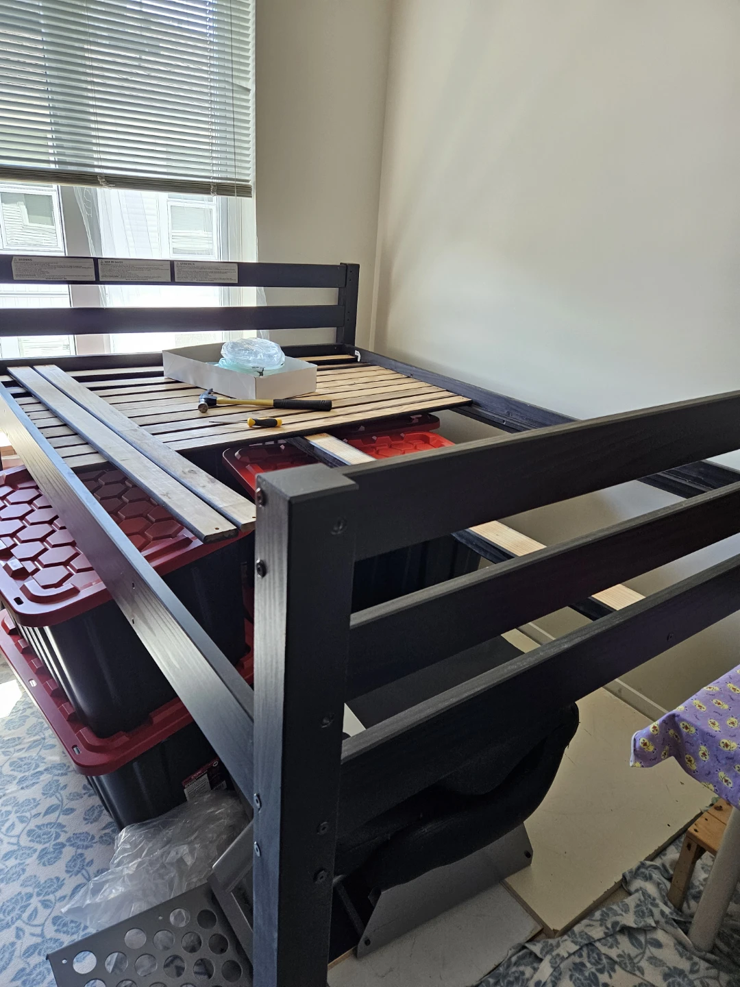 🛏️ IKEA Loft Bed (Modified for Storage) – Space Saving - photo 4