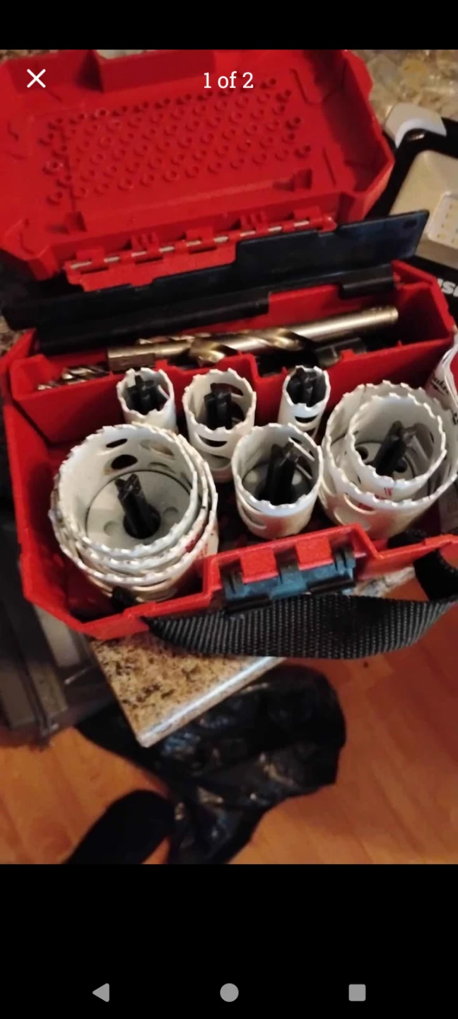 Milwaukee bi metal hole saw bits