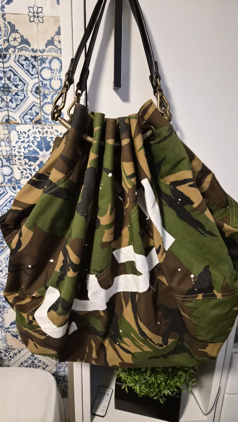 Faith Connexion Camo Drawstring Bag