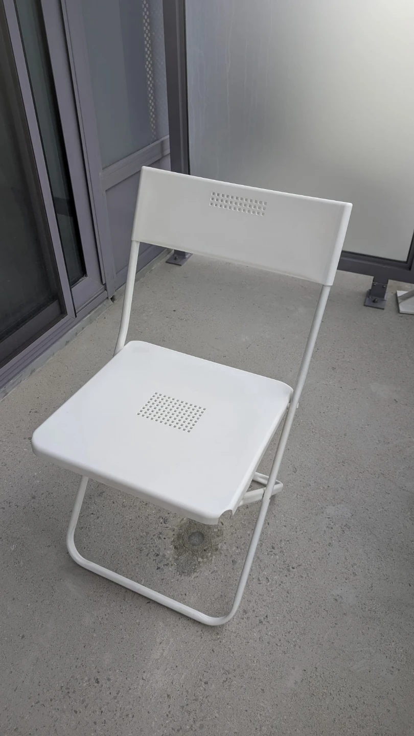 IKEA Folding Chair White - photo 4