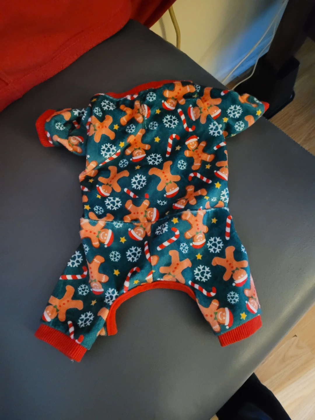 Show XS Gingerbread Dog Pajamas