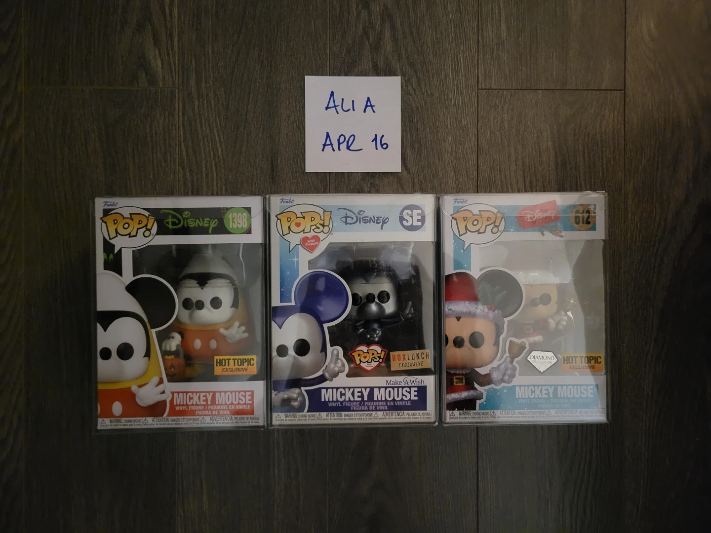 Funko Pop! Disney Mickey Mouse Vinyl Figures (3)