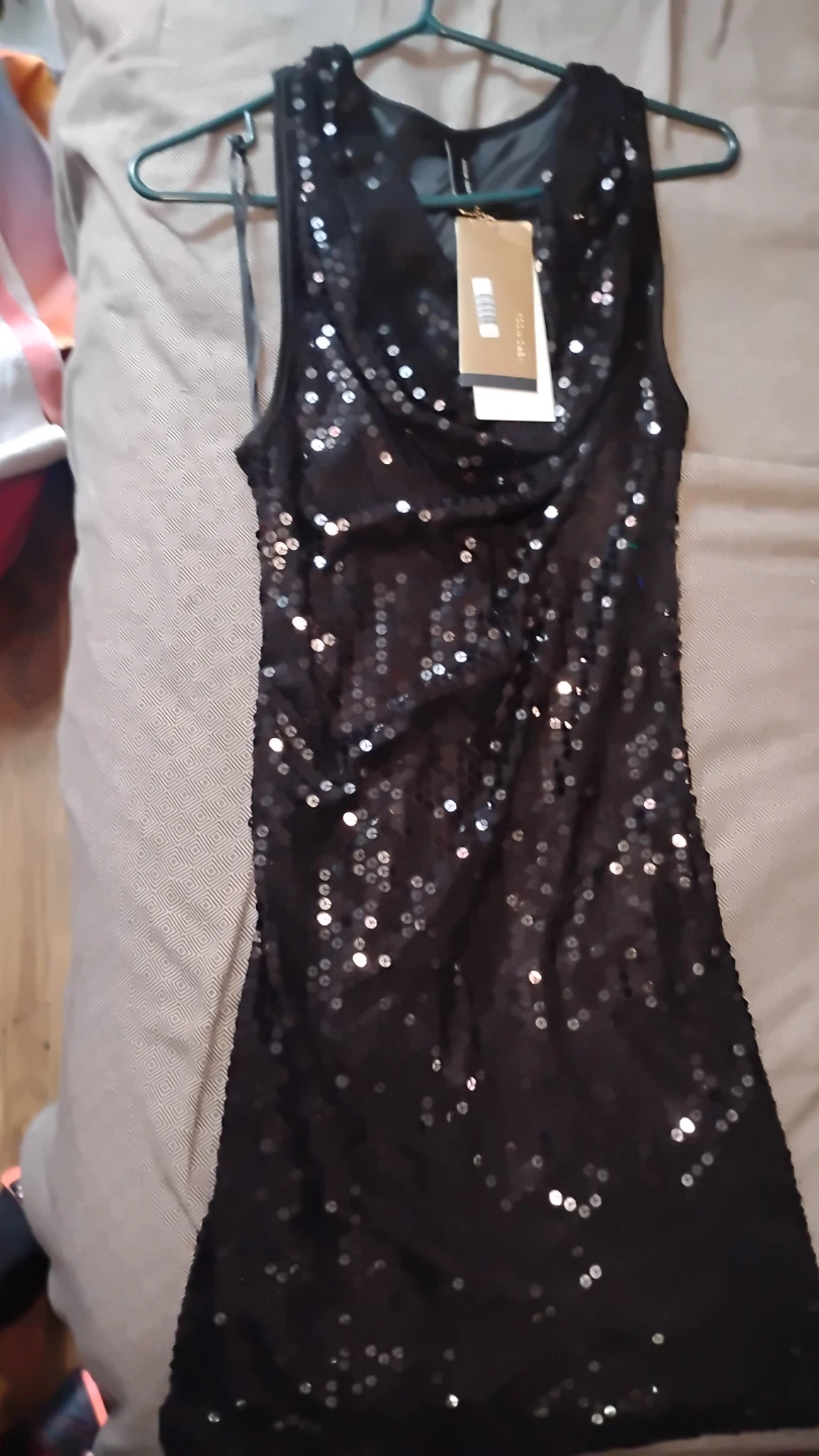 Medium Vero Moda Black Sequin Dress - New w/ Tags - photo 3