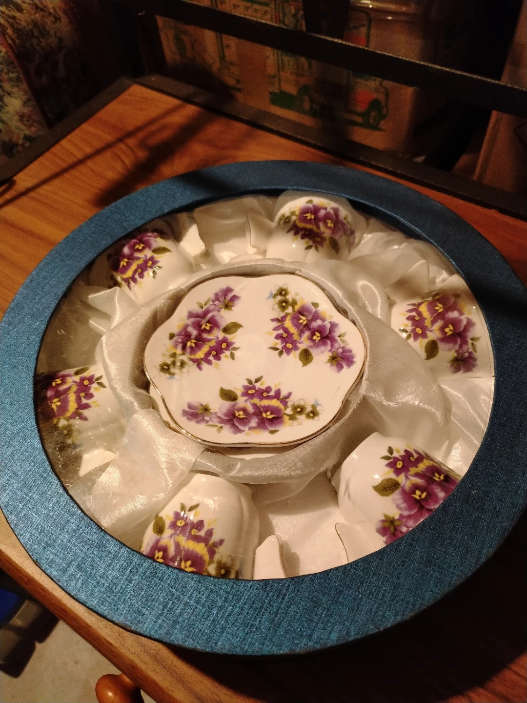 Grace Tea Ware Porcelain Teacup and Saucer Set