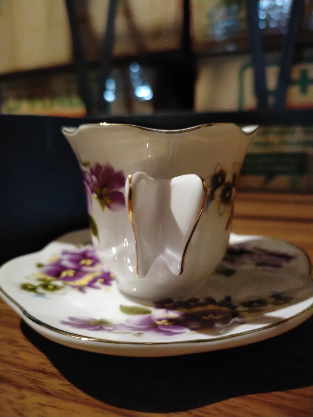 Grace Tea Ware Porcelain Teacup and Saucer Set - photo 3