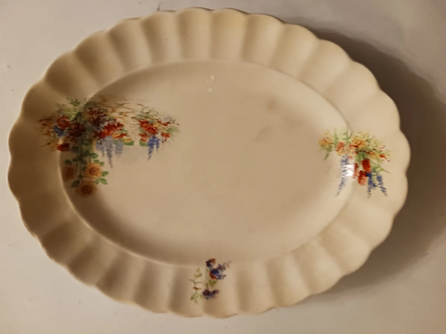 Sovereign Potters Serving Platter with Floral Design