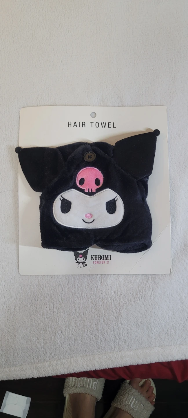 🆕 Kuromi Forever 21 Hair Towel