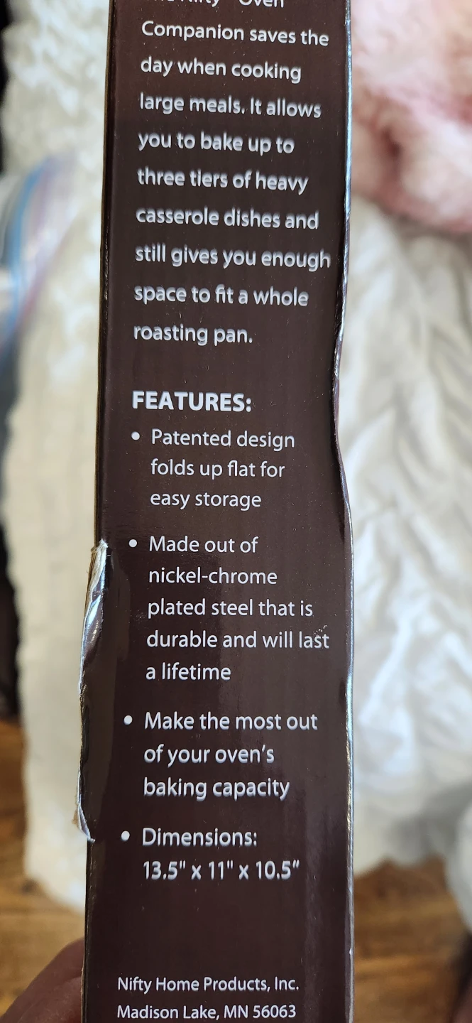 Nifty 3-Tier Oven Companion