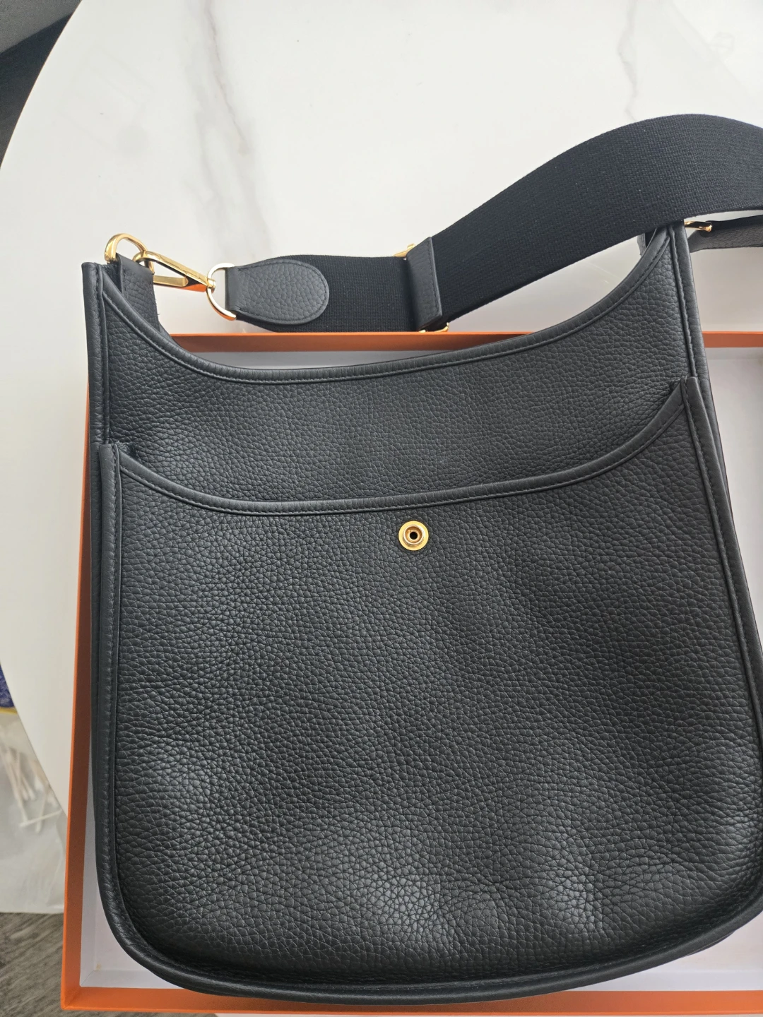 Hermès Black Leather Shoulder Bag - photo 5