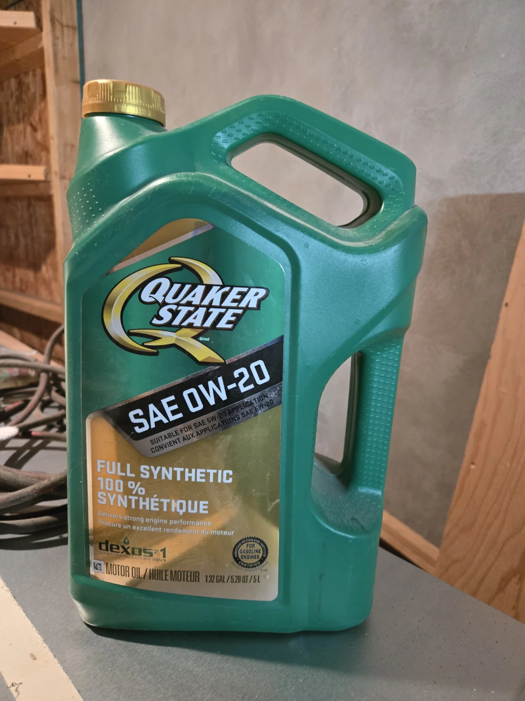 Quaker State Full Synthetic 100% SAE 0W-20 Motor Oil 1.32 GAL