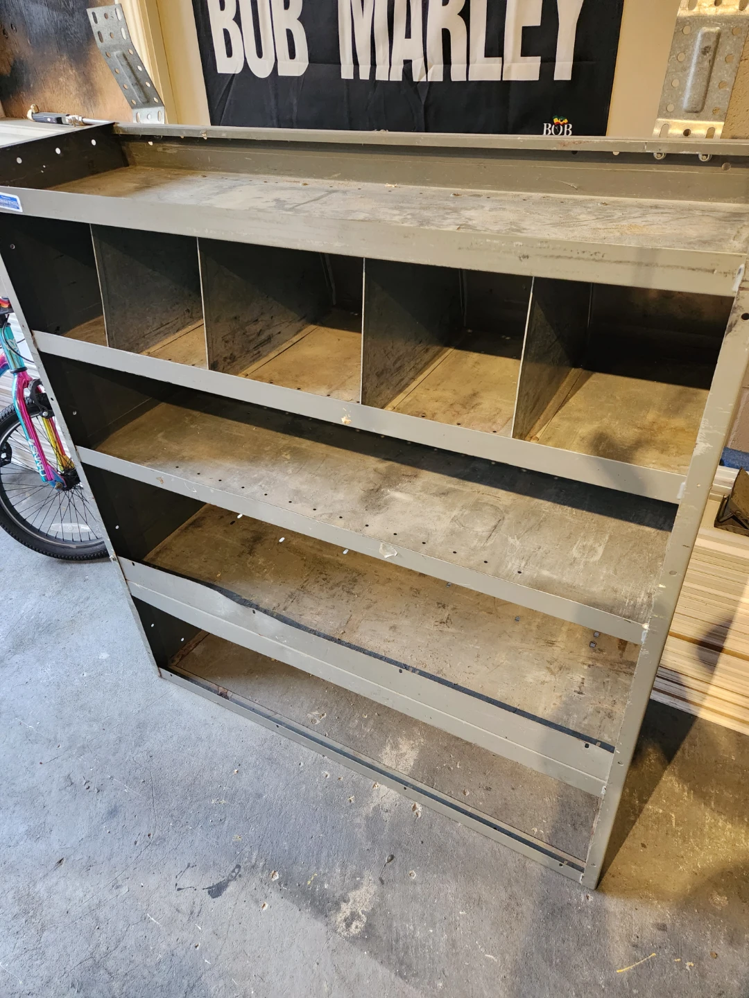 Grey Metal cargo van Shelving Unit - photo 2