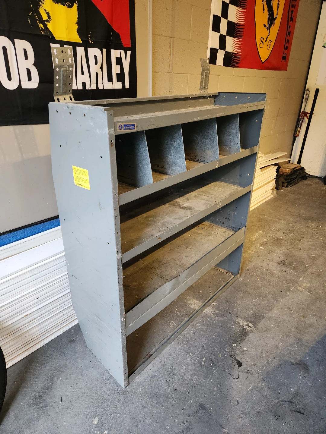 Grey Metal cargo van Shelving Unit - photo 3