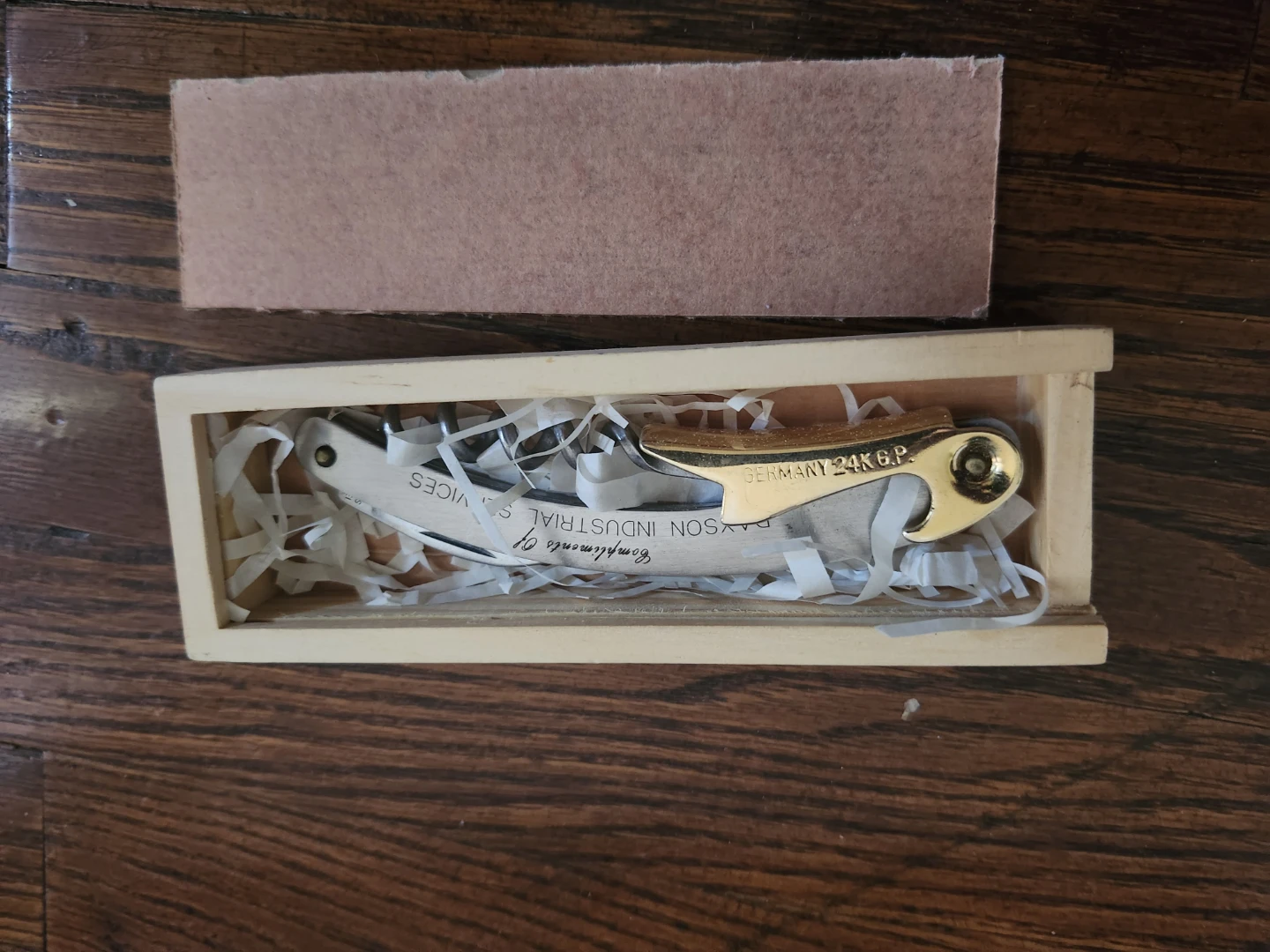 Waiter's Corkscrew with Knife - Germany 24K G.P. - photo 4