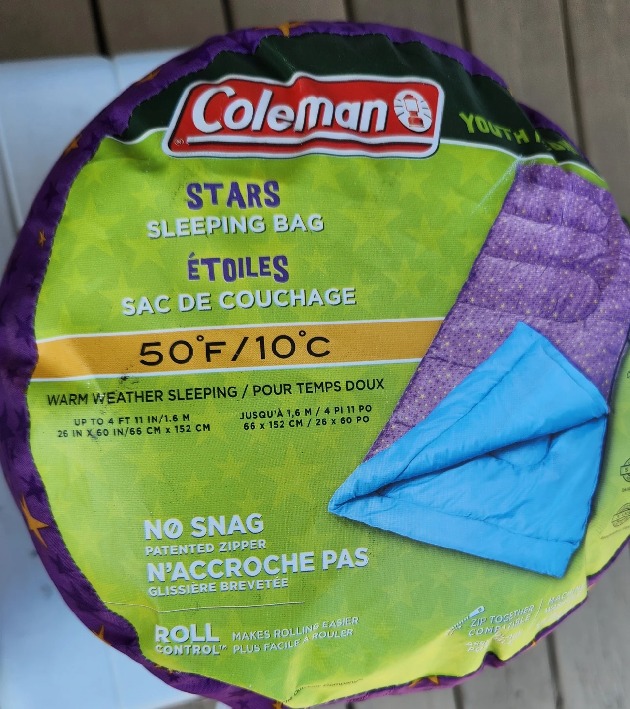 Coleman Stars Youth Sleeping Bag 50°F/10°C
