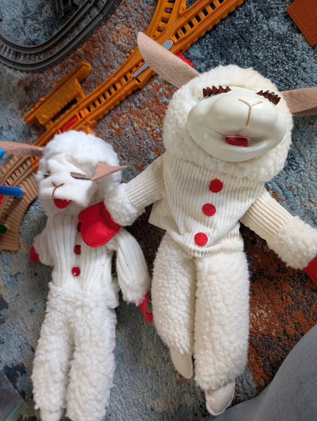 Lamb chops play along doll