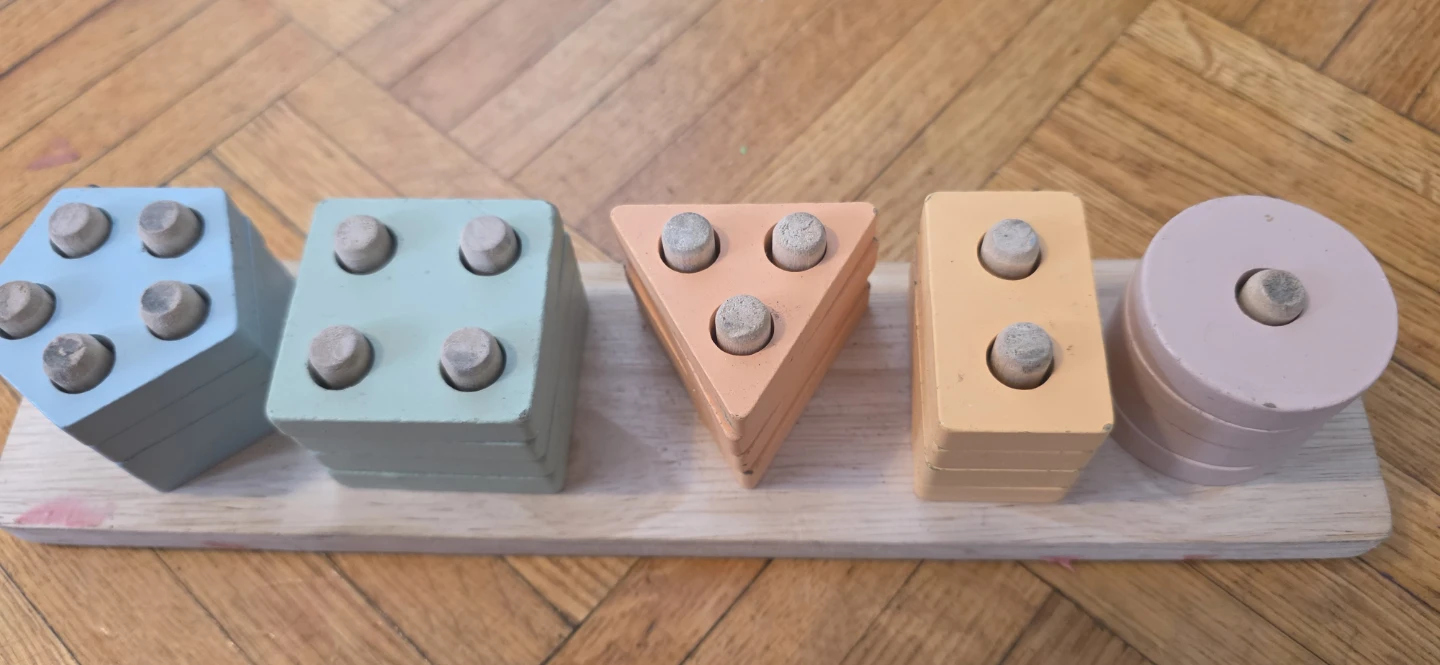 Wooden Shape Sorter Toy,#thrifty
