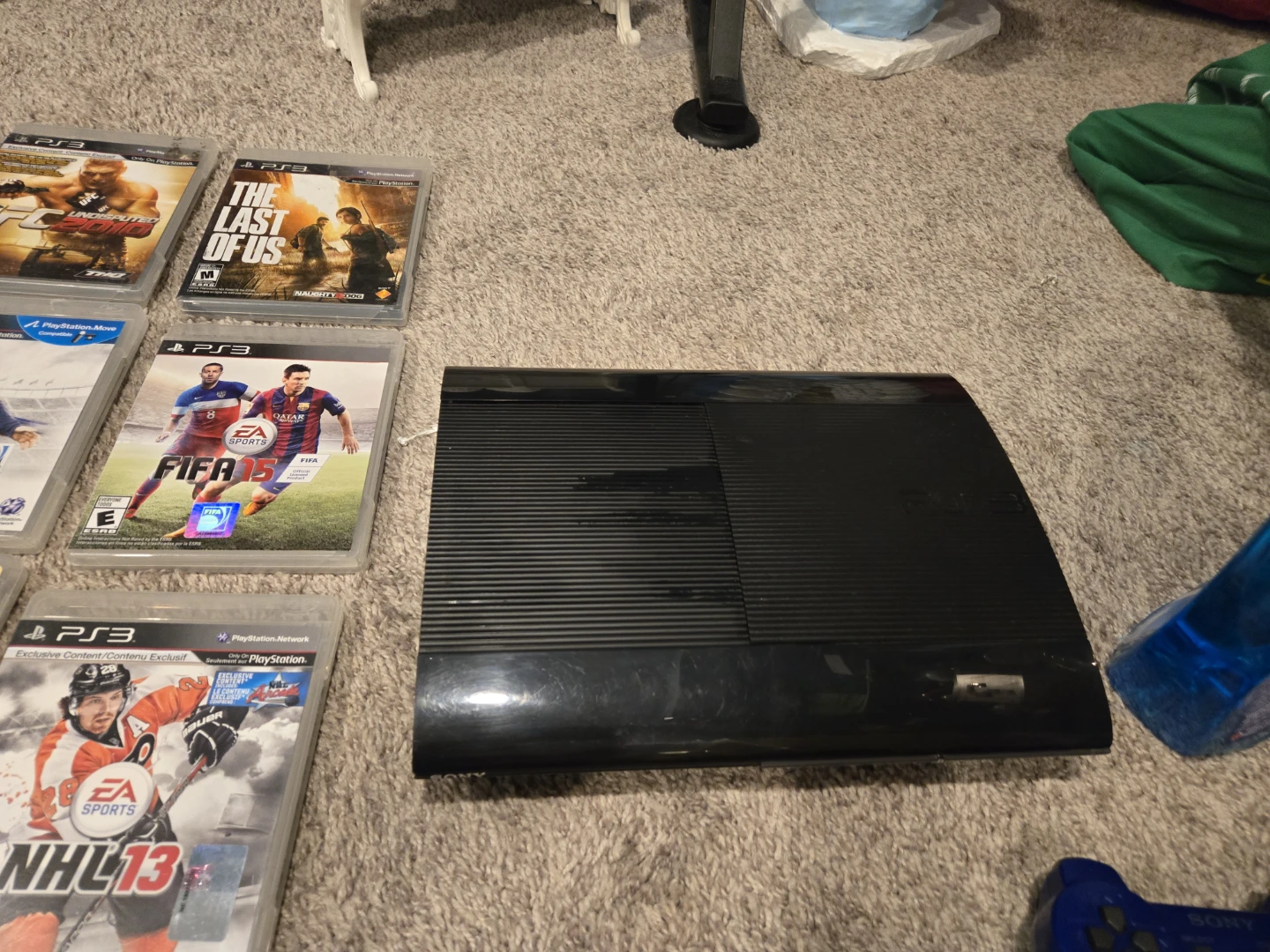 Sony PlayStation 3 PS3 Console with Games and Controller - photo 2