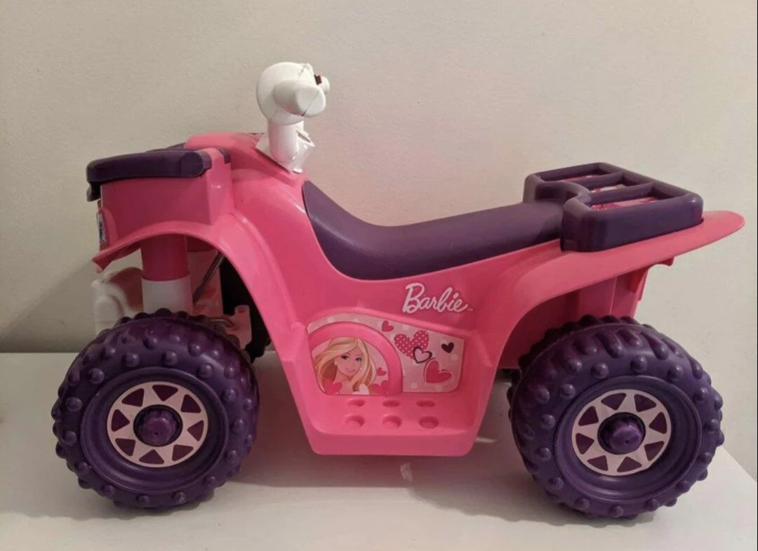 Barbie Power Wheels Pink Ride-On ATV - photo 3