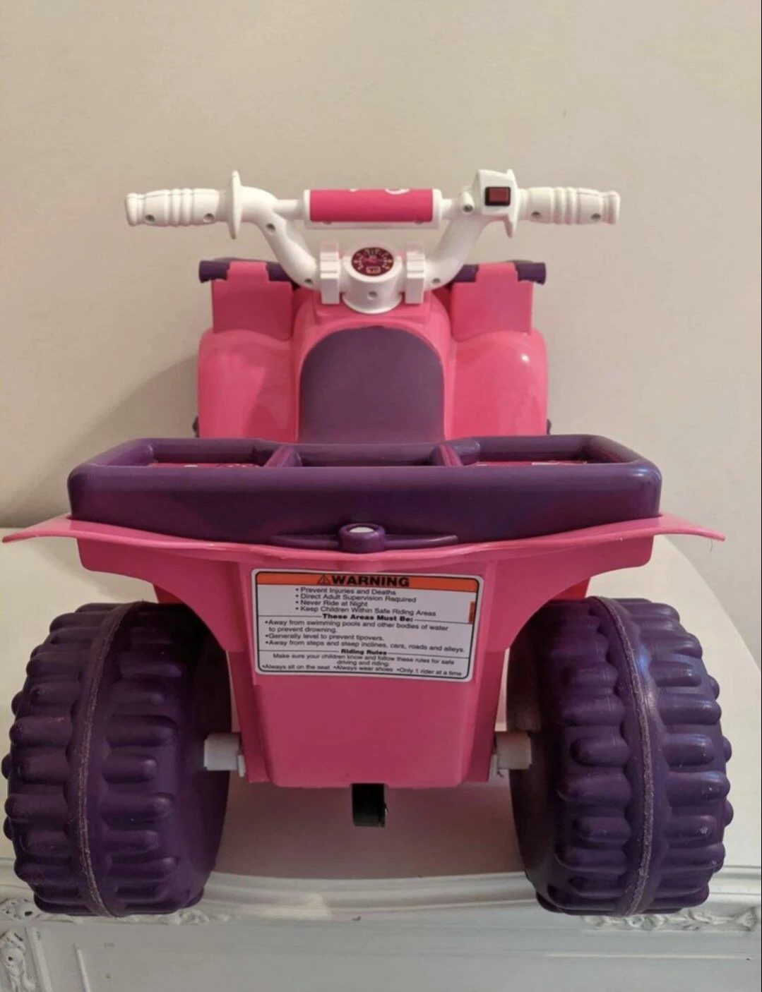 Barbie Power Wheels Pink Ride-On ATV - photo 4