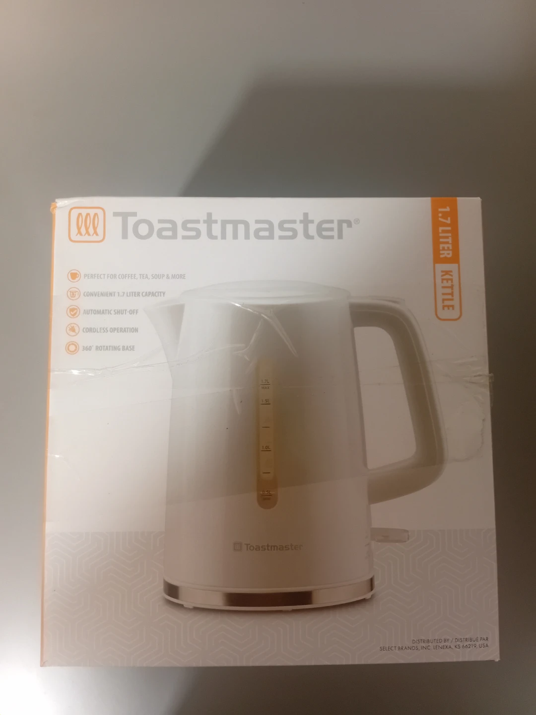 Toastmaster 1.7 Liter Electric Kettle