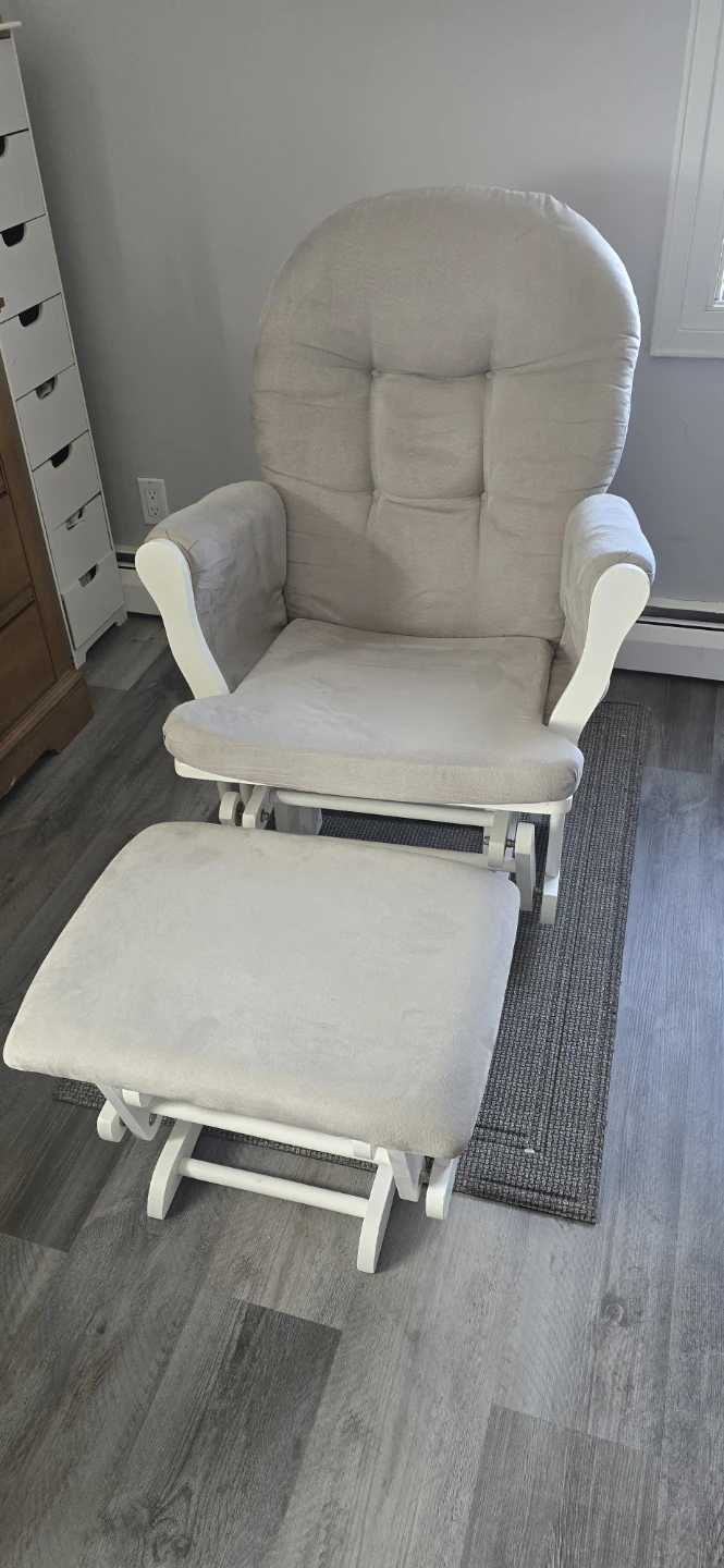Glider Chair and Ottoman Set - photo 3