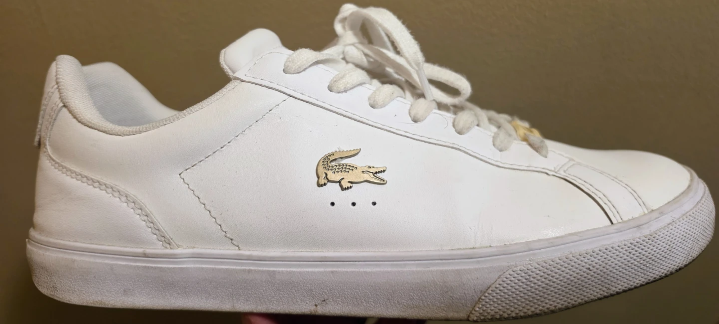 Lacoste Lerond Pro White Leather Sneakers