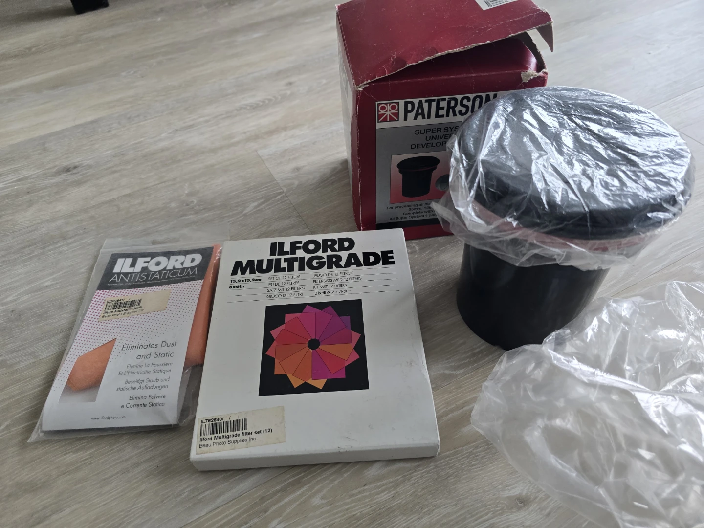 Ilford Multigrade Filter Set & Patterson Developing Tank