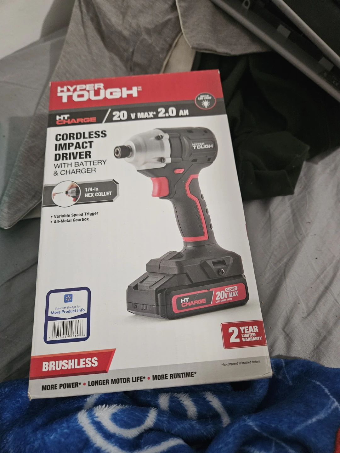 Hyper Tough 20V Max Cordless Impact Driver