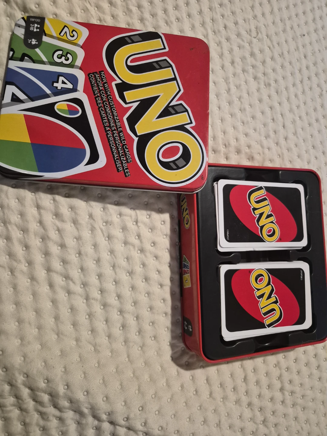 UNO Card Game in Tin Case